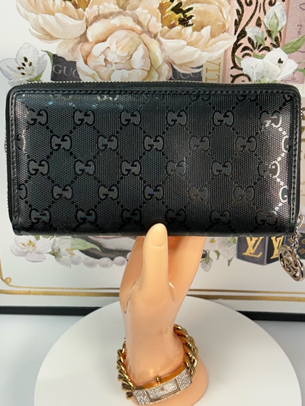 GUCCi GG Imprime Guccissima Leather Zip Around Wallet ππ€ - Picture 16 of 17